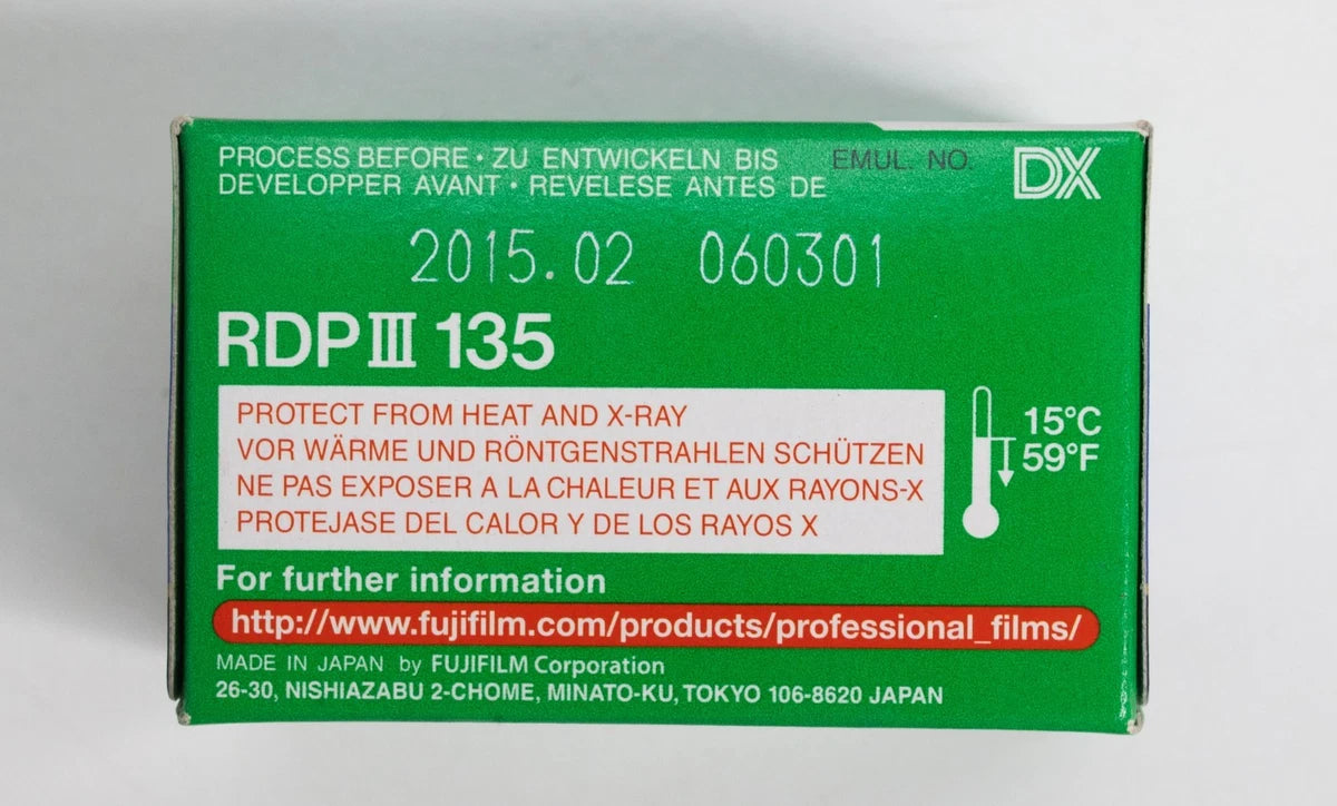 Fujifilm Provia 100F RDP 3 (Expired 2015)
